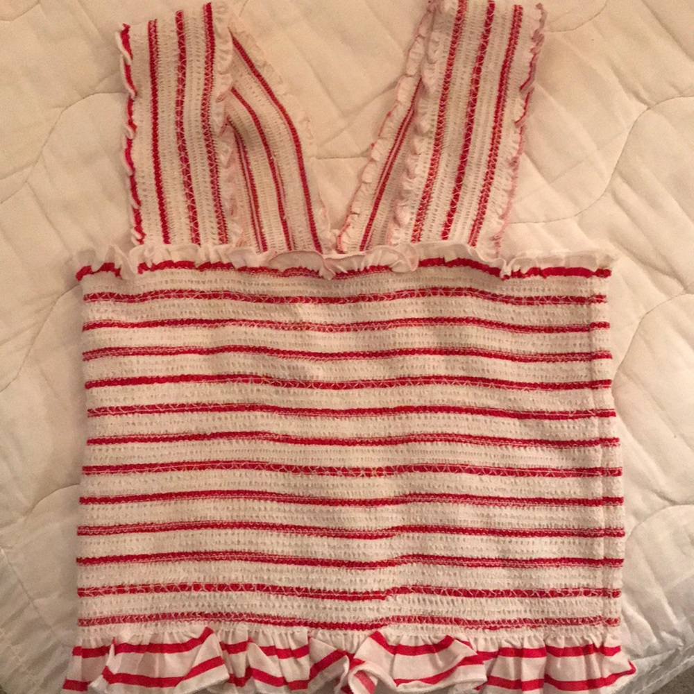 Cotton Candy LA Striped Crop Top